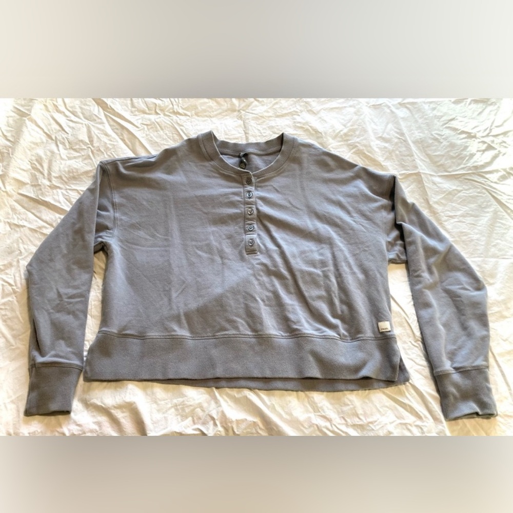 Vuori Laguna Henley Flint Blue Size Small VGUC